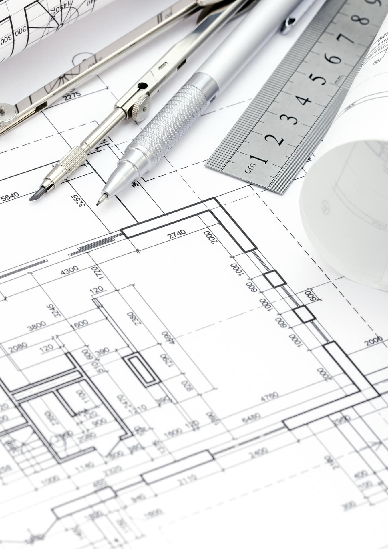 Plan 2D et plan de structure réalisés par BatiSud Expertises
